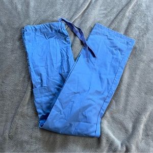 Womens Blue scrub pants size small